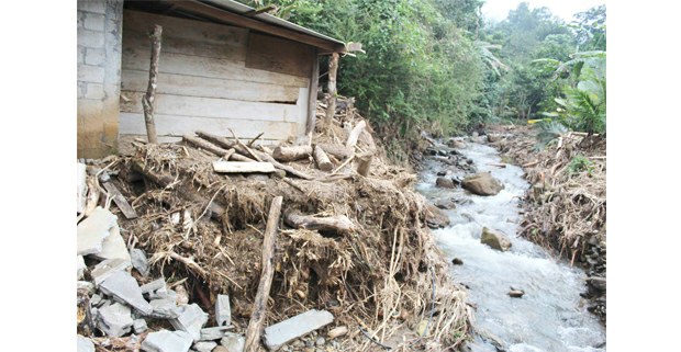 Daños de huracán Eta en Acambak, Chapultenango, Chiapas, 2020. Foto: Se Osomajtli Tzawi