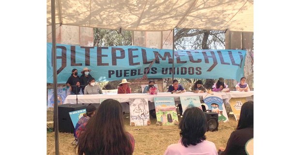 Encuentro Internacional de Mujeres que Luchan por la Vida, municipio Juan C. Bonilla, Puebla. Foto: Guardianes del Río Metlanapa