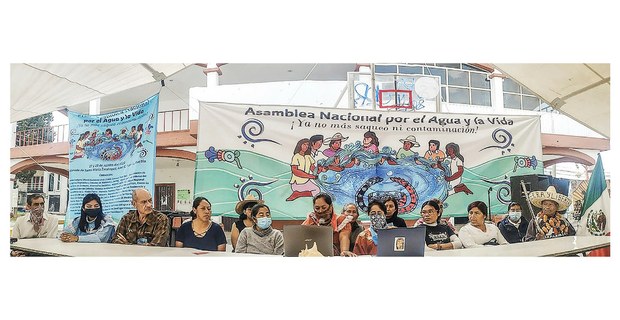 Aspectos de la Primera Asamblea Nacional por el Agua y la Vida. Santa María Zacatepec, Puebla, 27-28 de agosto de 2022. Foto: David Jiménez