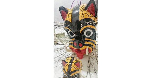 Mascaras de tecuanes de Guerrero. Foto: Cortesía de Simitrio Guerrero
