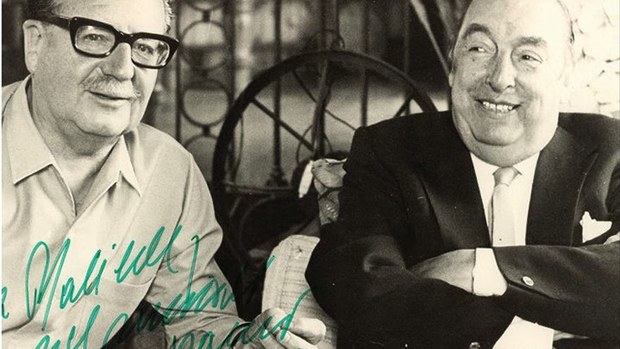 Salvador Allende y Pablo Neruda. Foto: Fundación Pablo Neruda