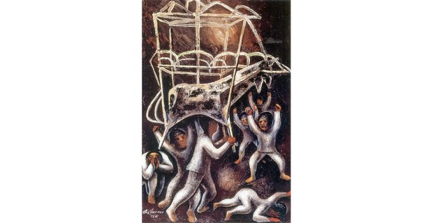 El torito, 1931, óleo sobre yute de David Alfaro Siqueiros