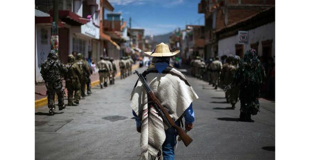 Ronda Comunal de Cherán. Foto: Iván Castaneira