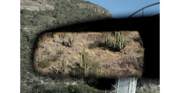 Camino a Zimapán, Valle del Mezquital, Hidalgo, 2025. Foto: Justine Monter Cid