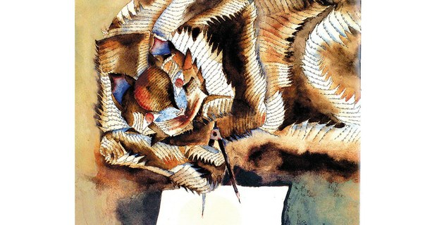 Gato Monsiváis (detalle). Foto tomada del libro Toledo Monsiváis, 2015, Ediciones Era