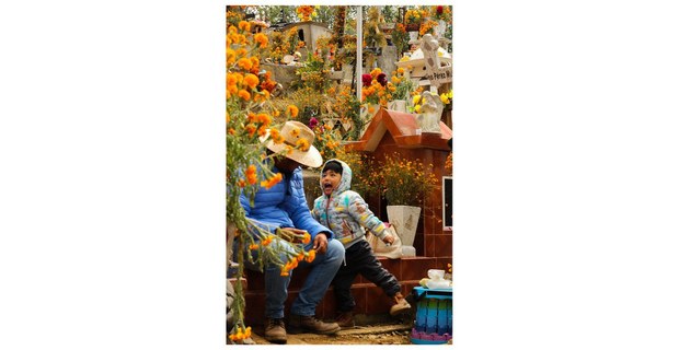 Día de los Muertos en Ayutla Mixes, Oaxaca, 2025. Foto: Justine Monter Cid